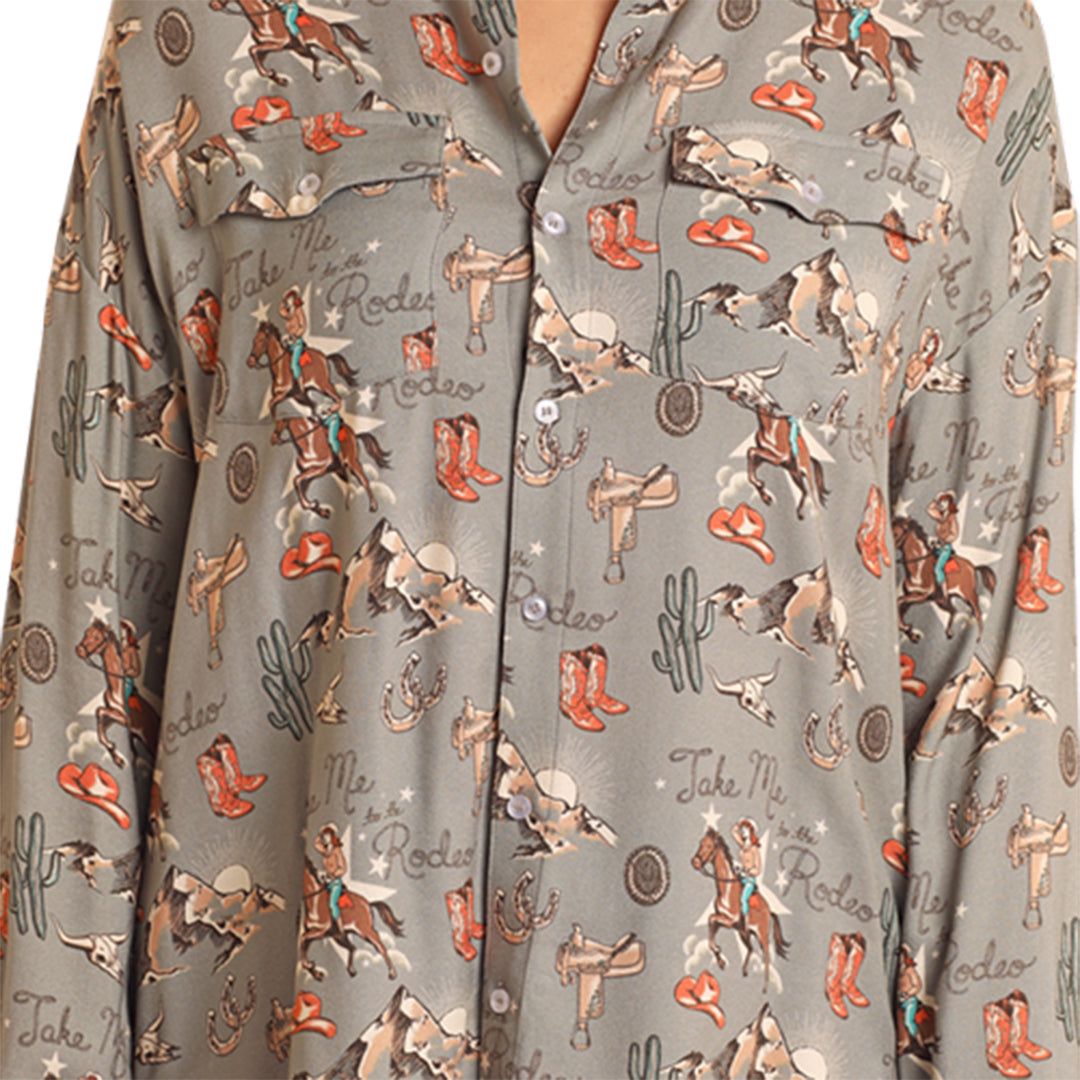 Rock & Roll Denim Women's Rodeo Conversation Shirt