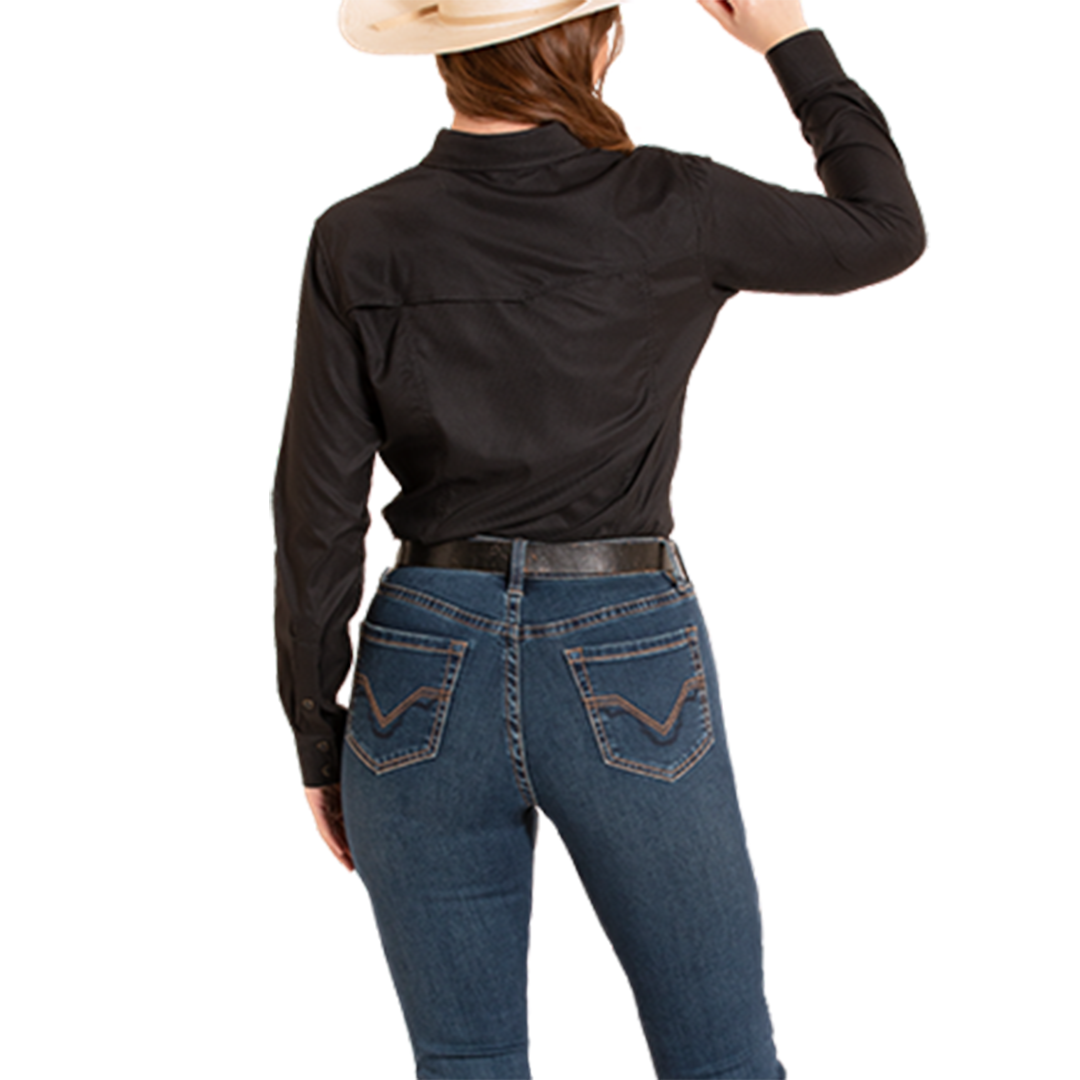 Rock & Roll Denim Women's TEK Western Long Sleeve Snap Shirt