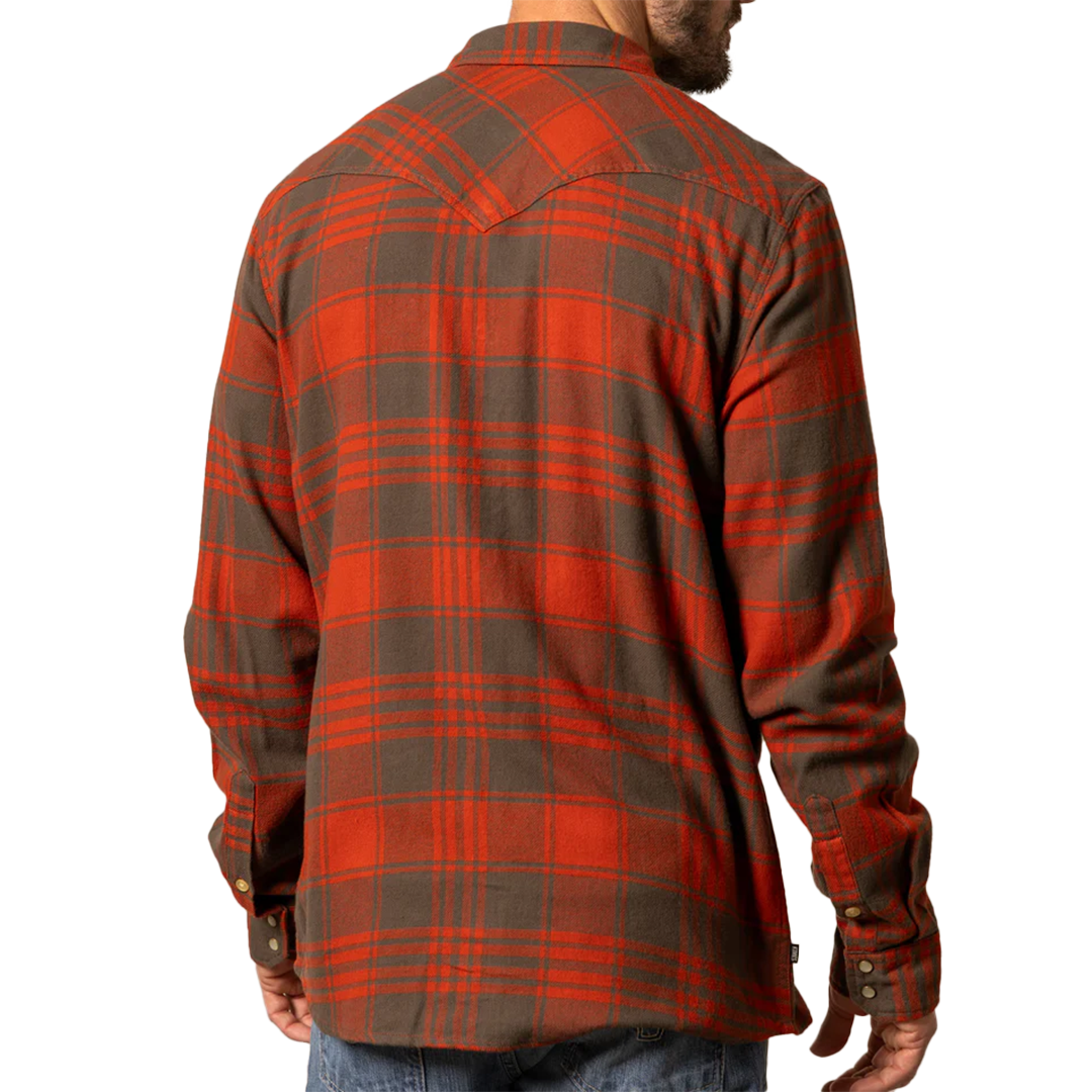 Kimes Ranch Men's Biggie Flannel Long Sleeve Snap Shirt
