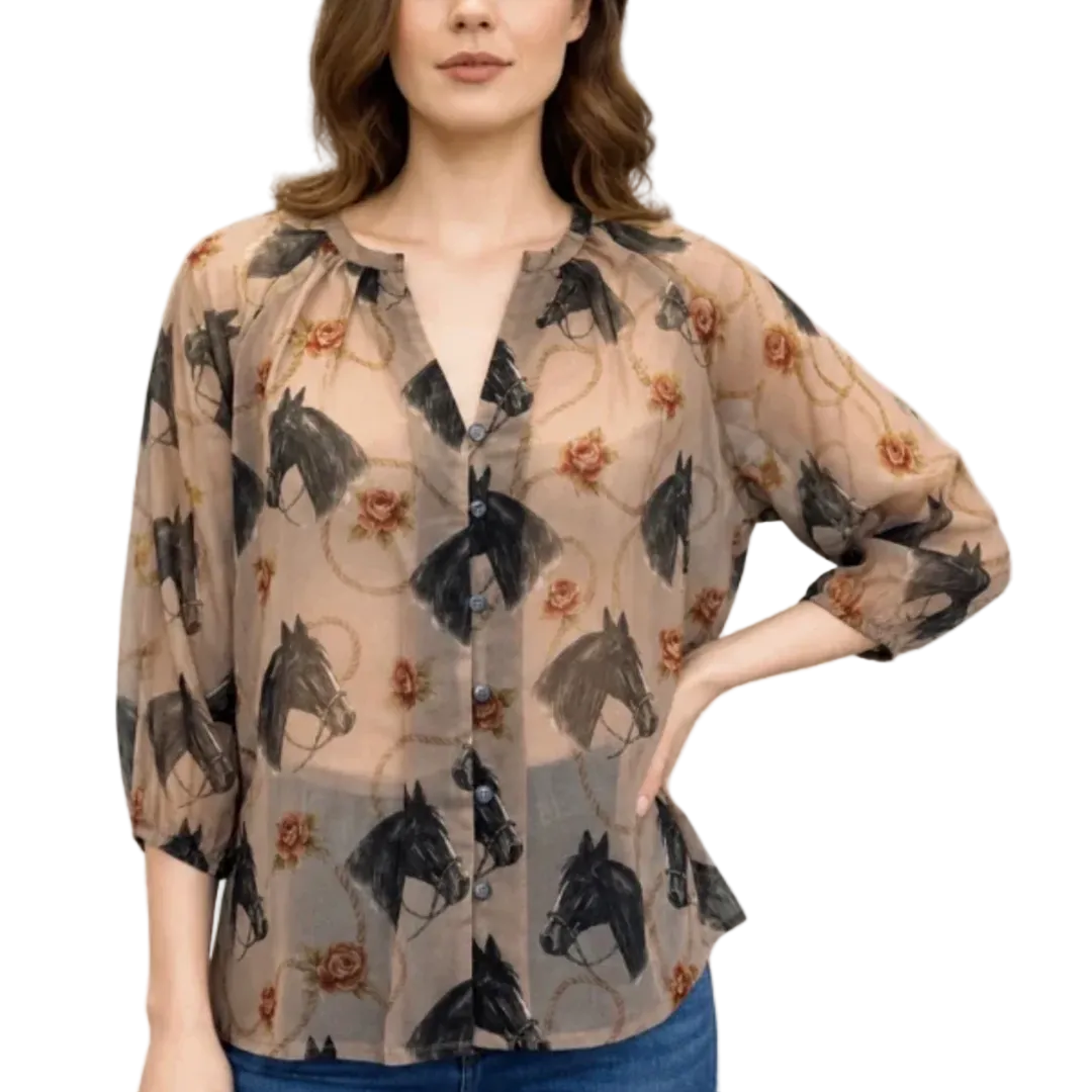 Chemisier à manches longues Ina Tasha Polizzi pour femme
