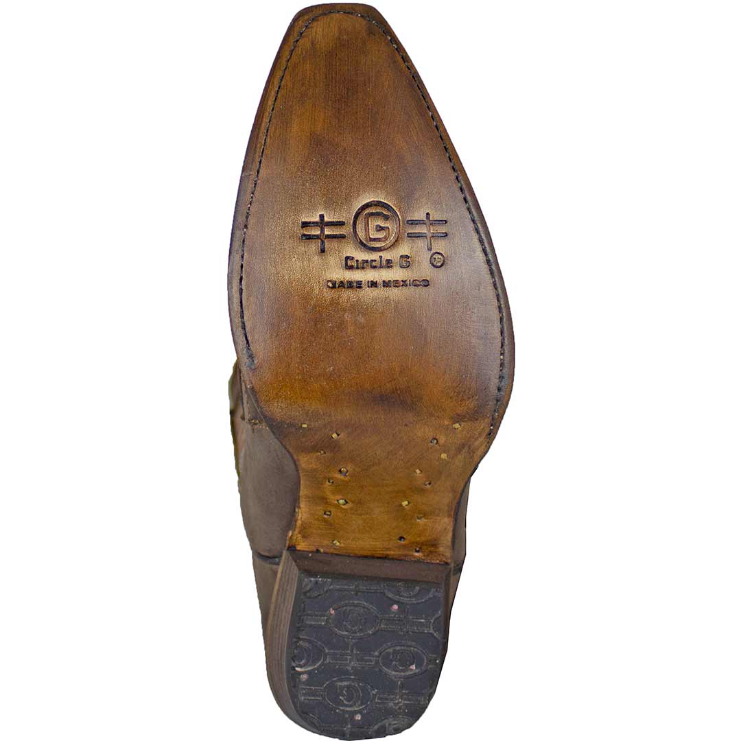 Bottes de cowgirl Circle G pour femme avec empiècements et broderies en forme d'ailes