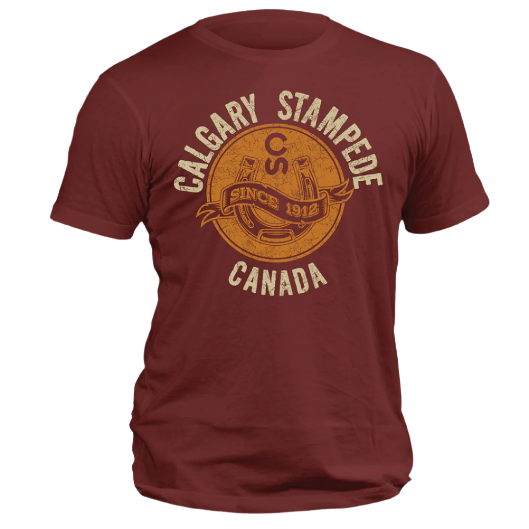 Calgary Stampede Unisex CS Round Short Sleeve T-Shirt