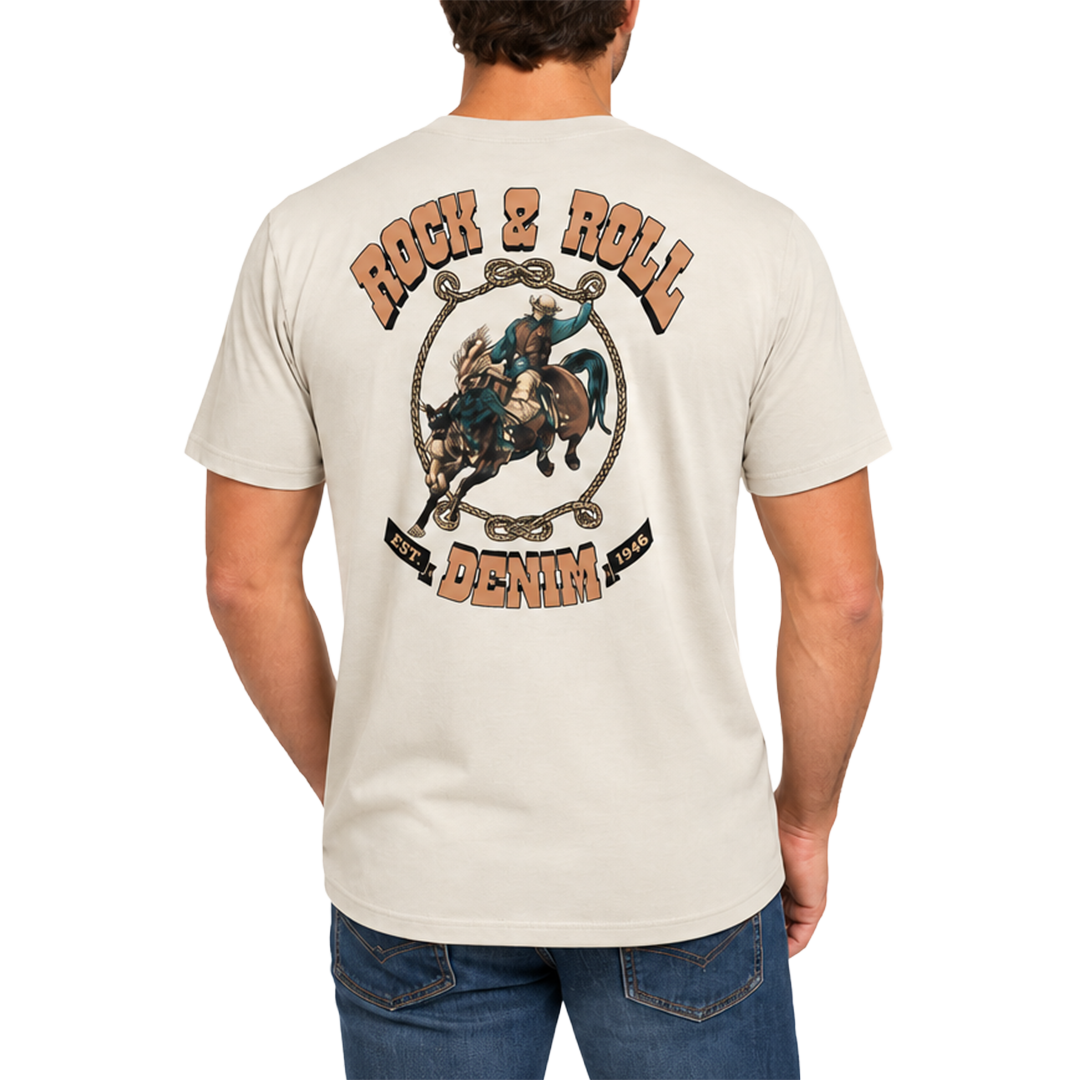 Rock & Roll Denim Unisex Back In The Saddle T-Shirt