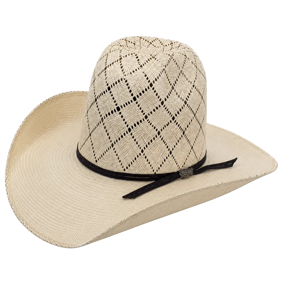 Texas Hat 50X Shantung Diamond Pattern Straw Hat