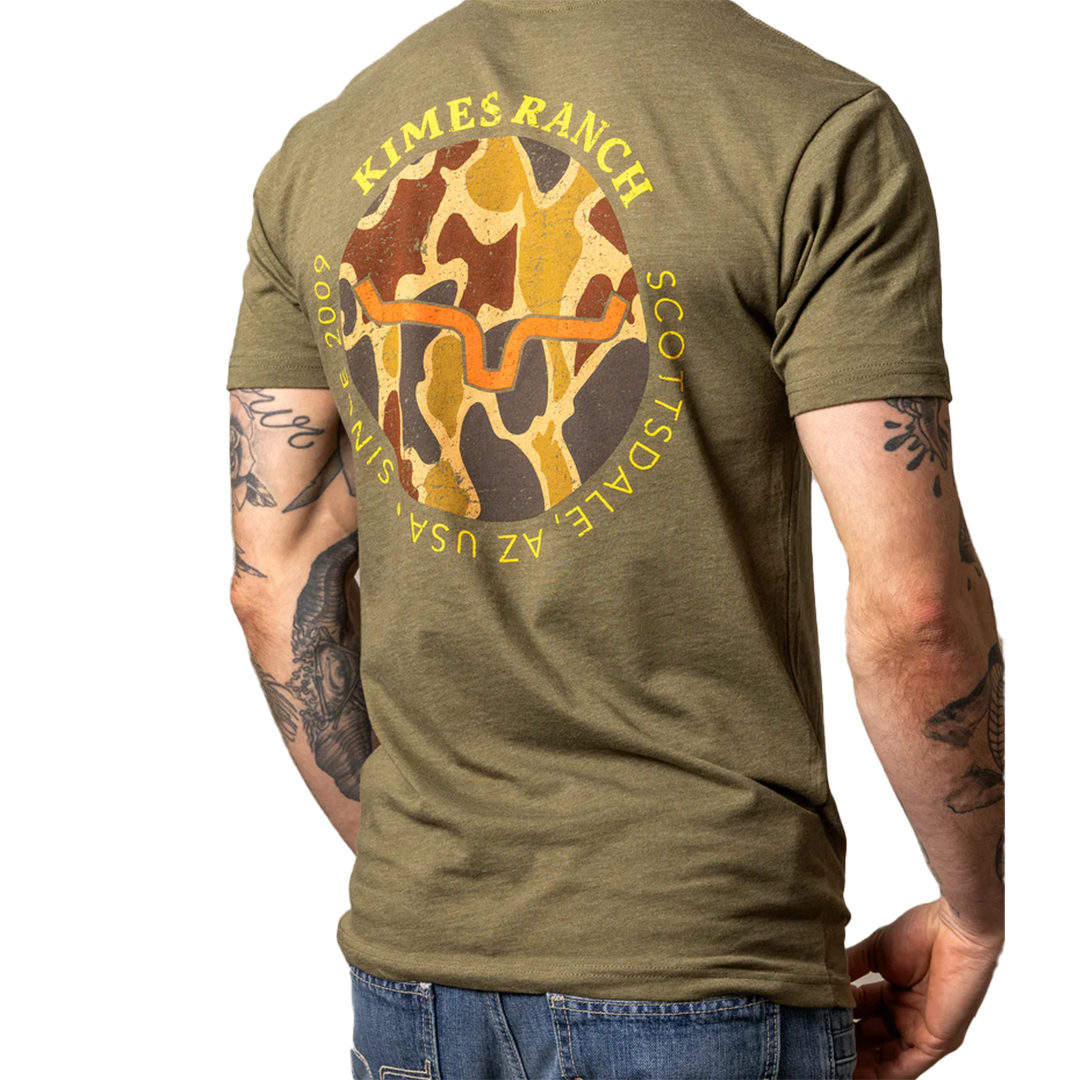 T-Shirt Camouflage Circulaire Homme Kimes Ranch