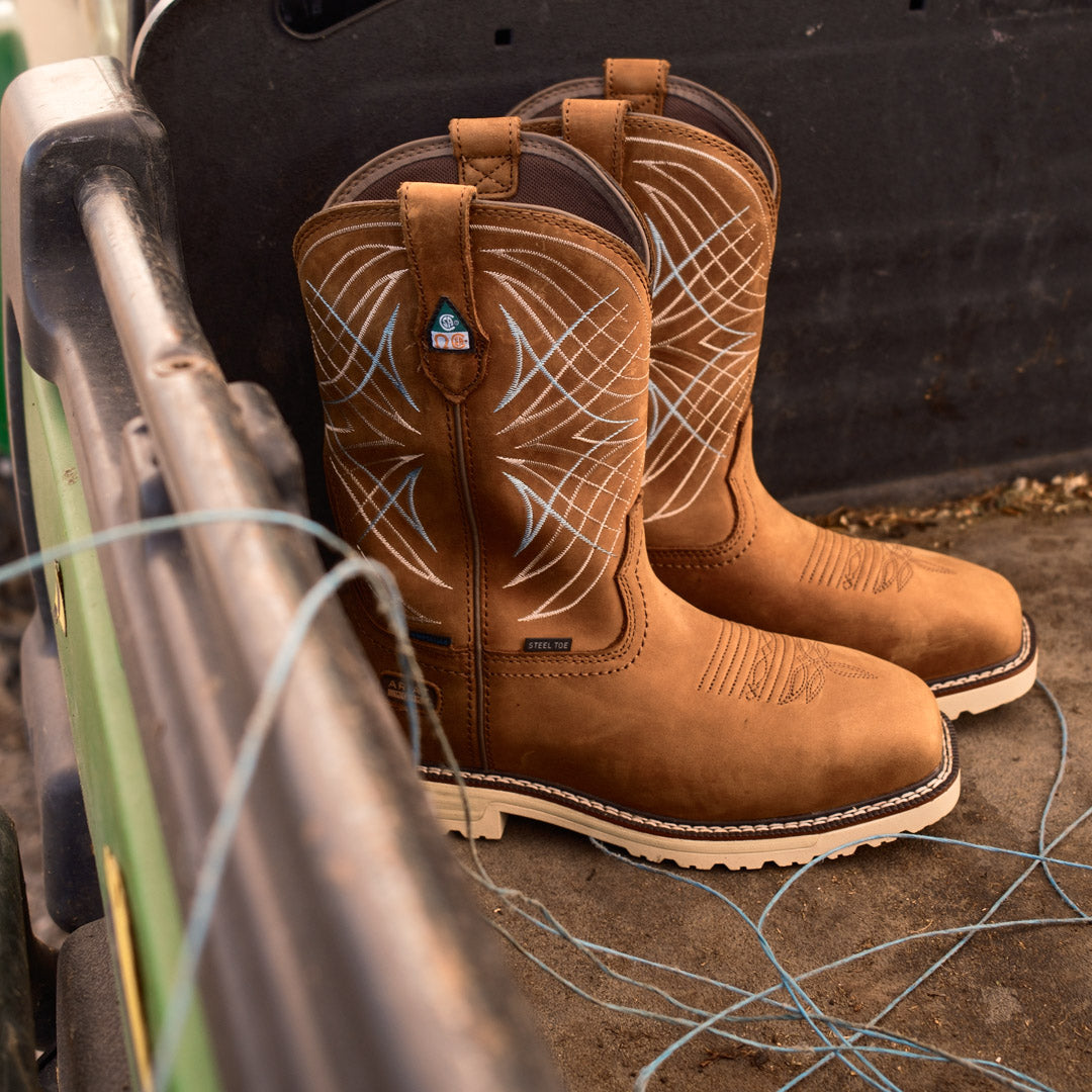 Ariat Work Women's Activator CSA Waterproof Steel Toe Dusted Brown Boots