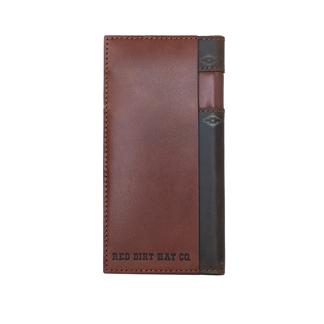 Portefeuille de rodéo Red Dirt Hat Co. avec motif repoussé