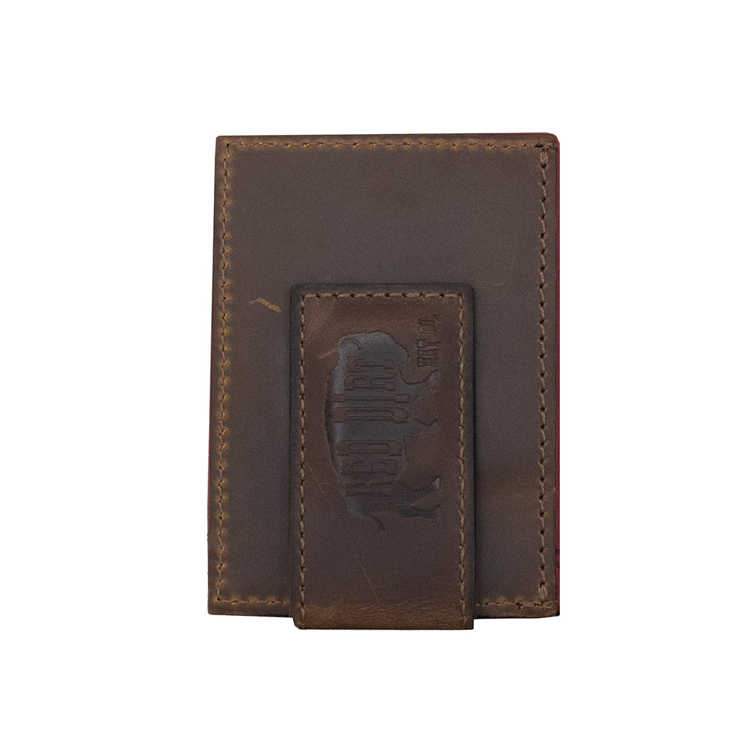 Red Dirt Hat Co. Étui à cartes avec pince magnétique