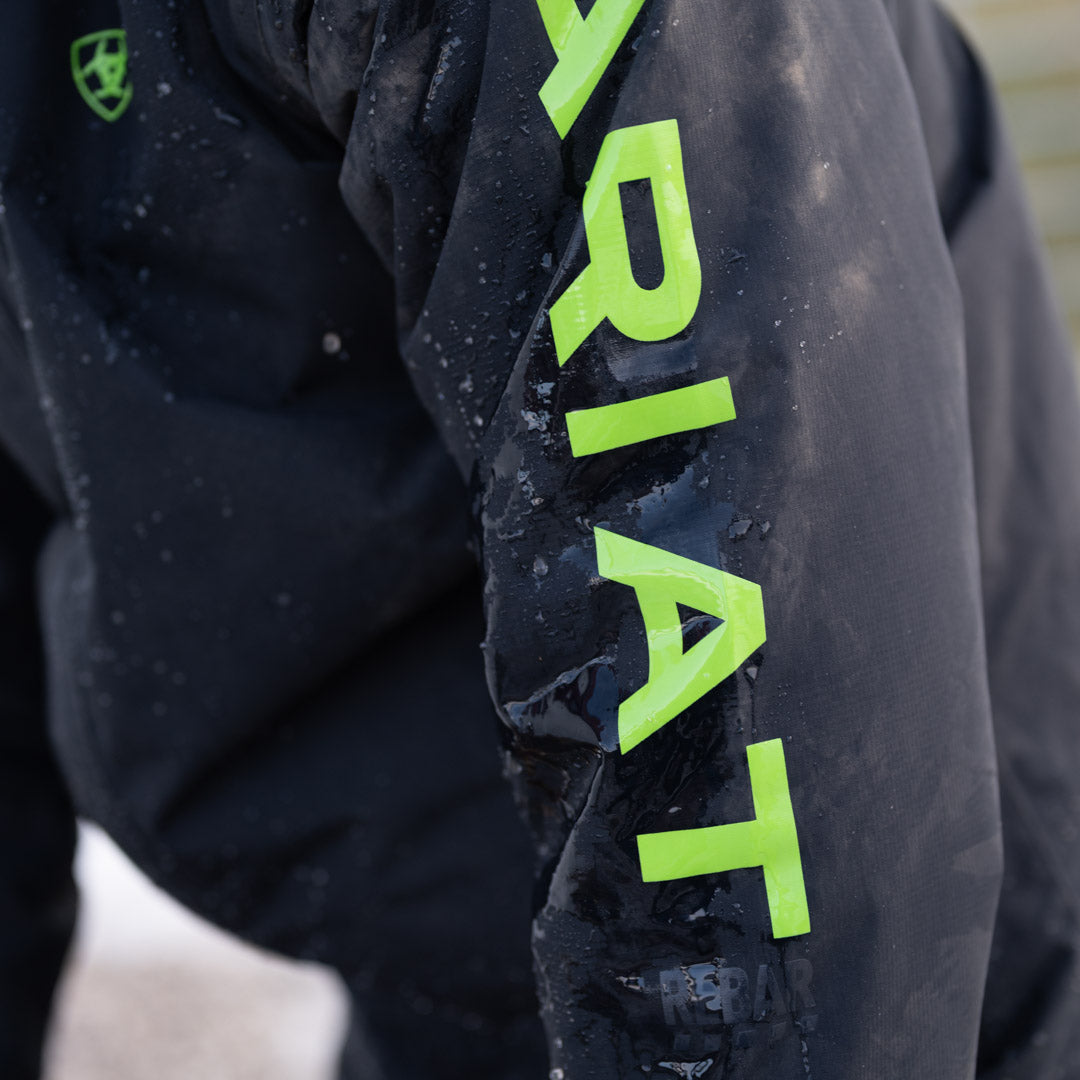 Veste imperméable Ariat Rebar Stormshell Logo pour homme