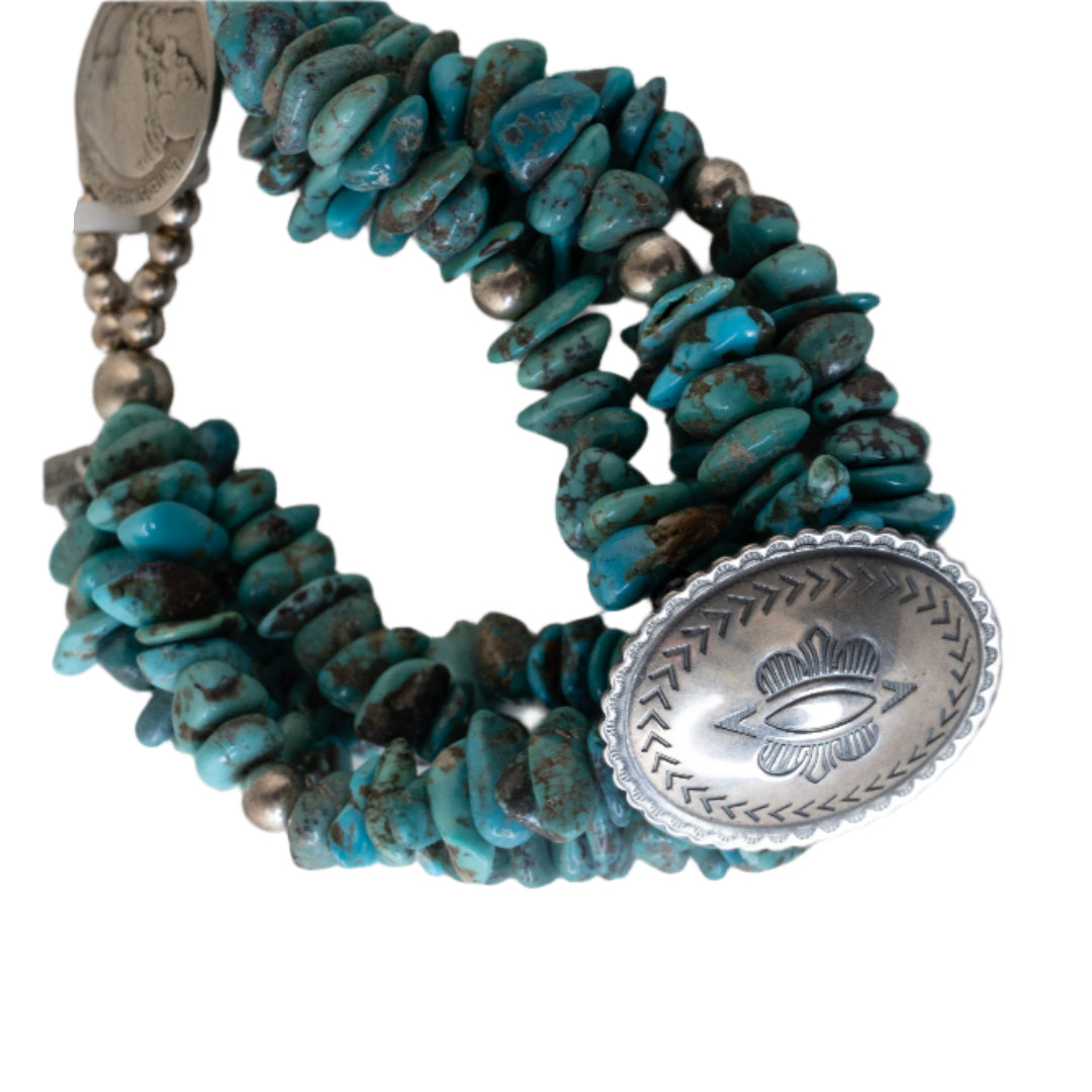 Paige Wallace 4 Strand Concho Bracelet