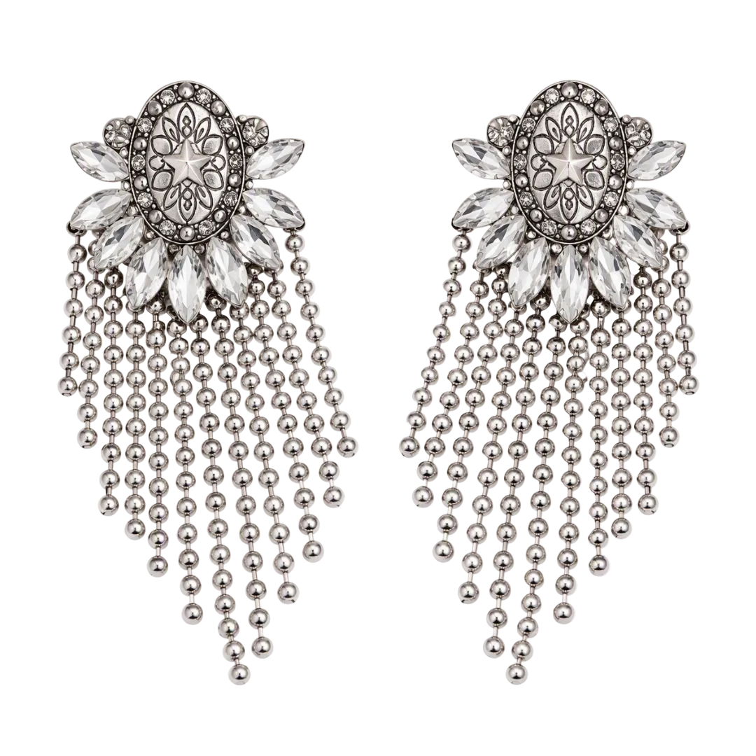 Boucles d'oreilles linéaires Lainey Wilson Stone Chain