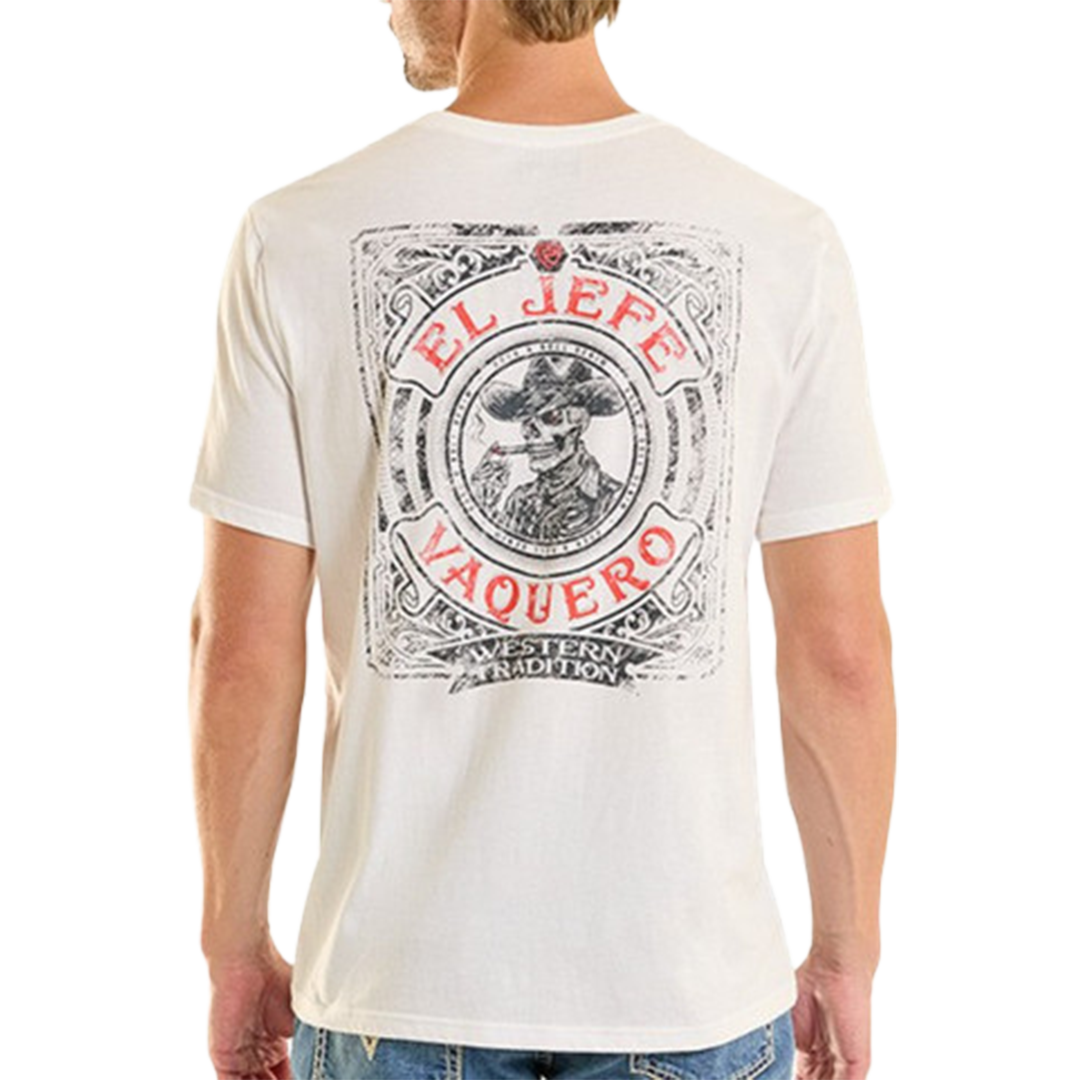 T-shirt Yee-Haw unisexe en jean Rock & Roll