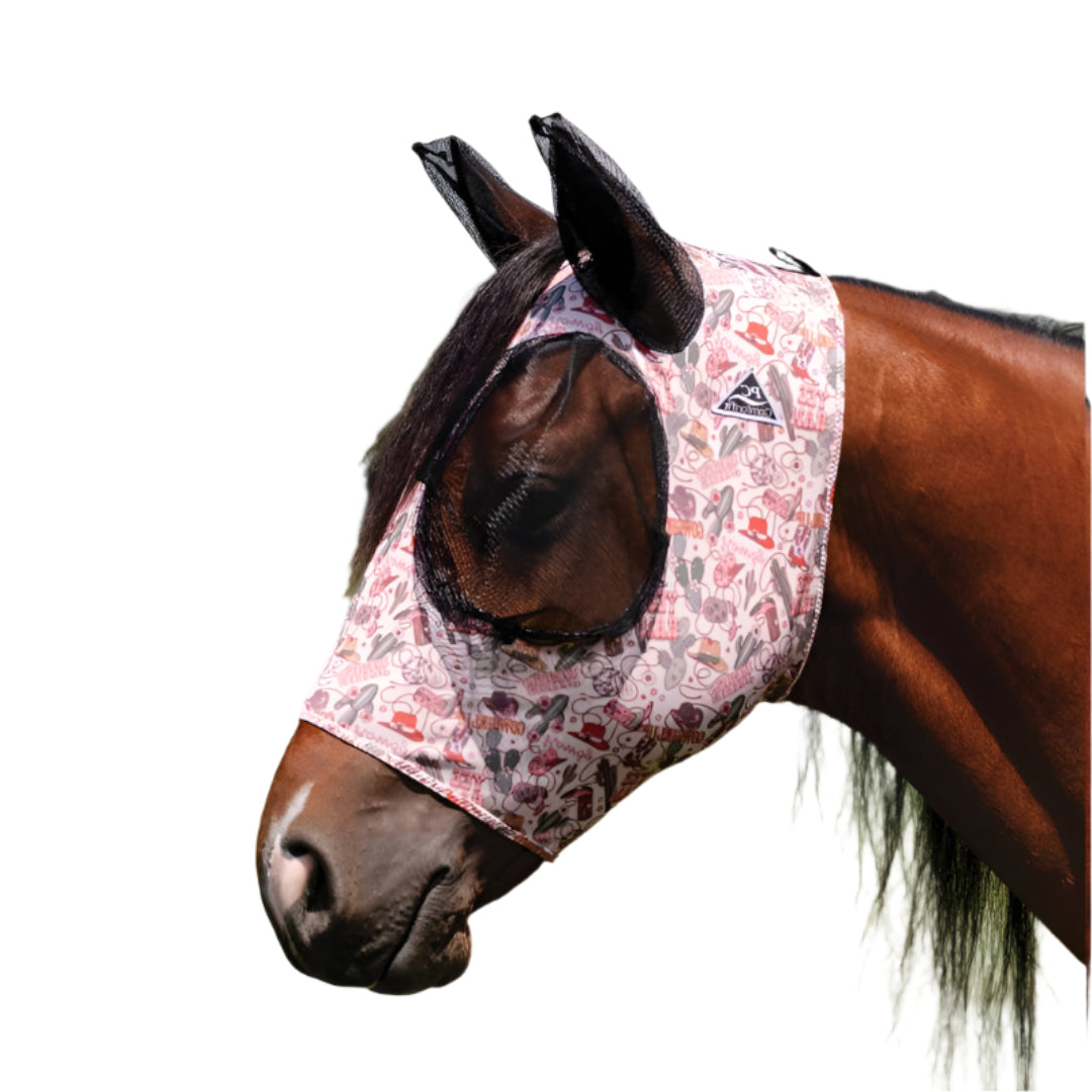 Masque anti-mouches ajusté imprimé pour cheval Professional's Choice
