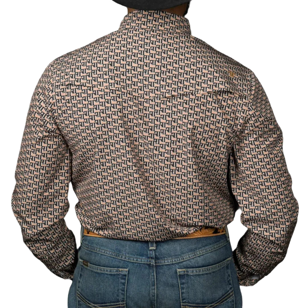Chemise boutonnée à manches courtes Ariat Pro Series Cal Classic Fit pour homme