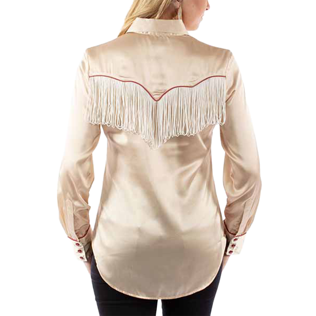 Scully Women's Rodeo Fringe Snap Shirt
