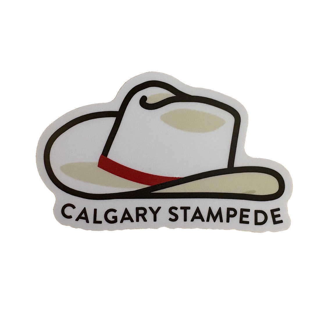 Calgary Stampede Cowboy Hat Sticker