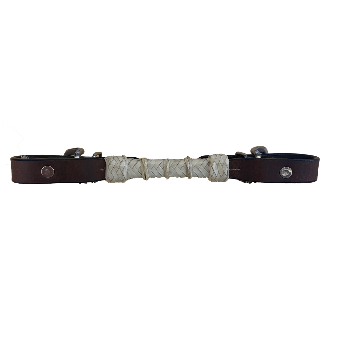Cowboy Collection Leather Curb Strap