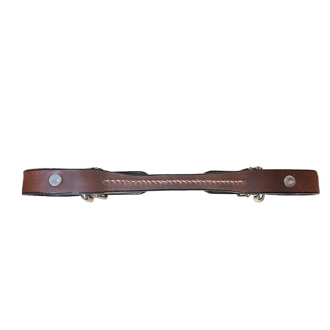 Cowboy Collection Leather Curb Strap