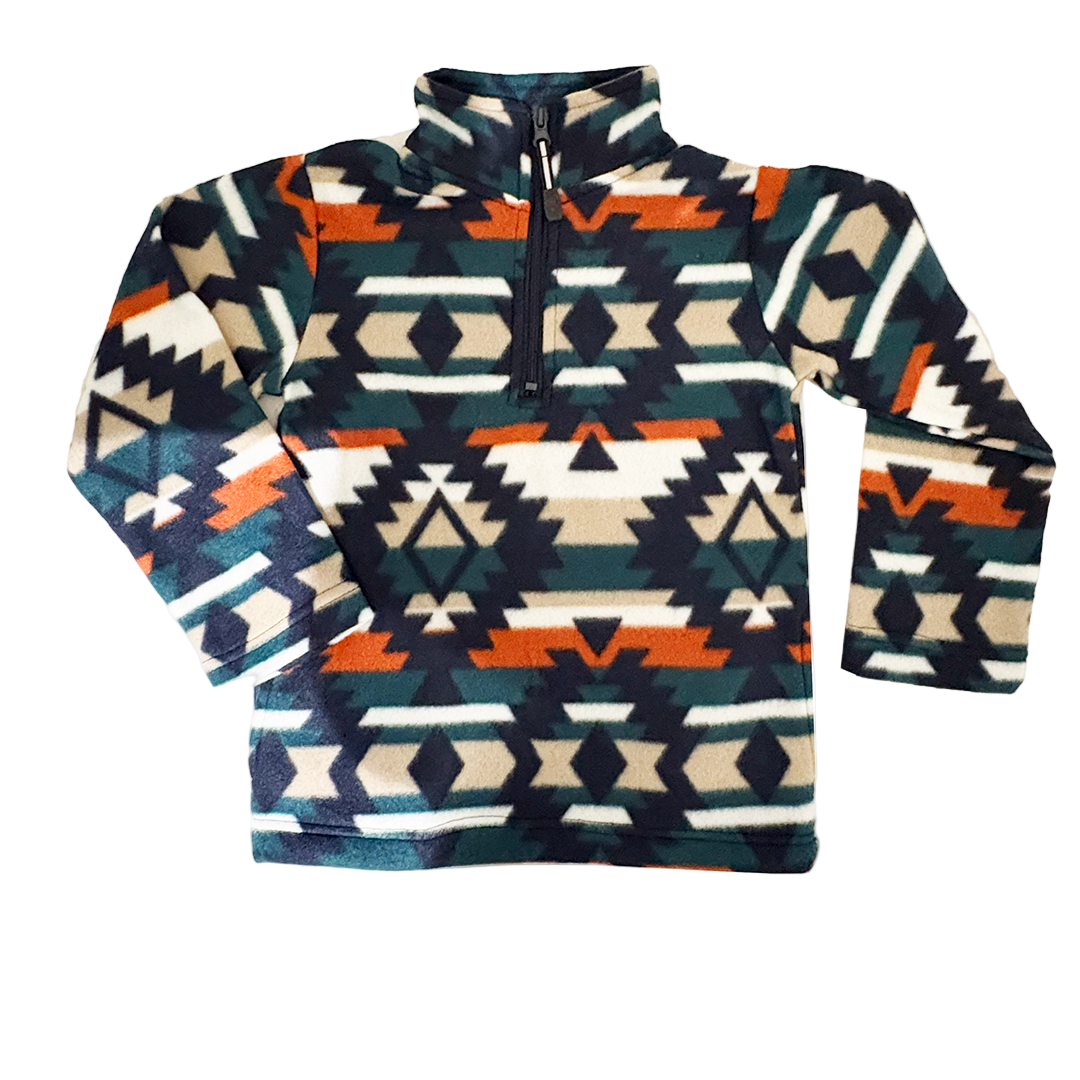 Roper Boys' Aztec Fleece Pullover