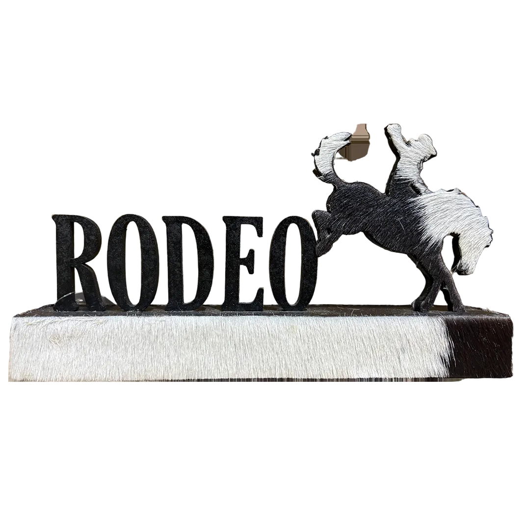 Présentoir Rodéo en Peau de Vache Rustic Leather Designs