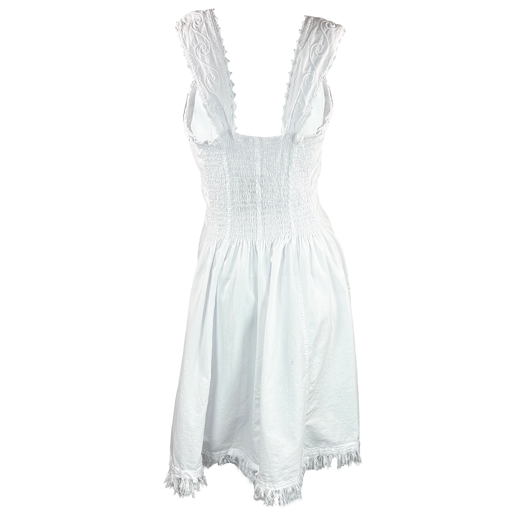 Robe Courte à Œillets pour Femme Rock & Roll Denim