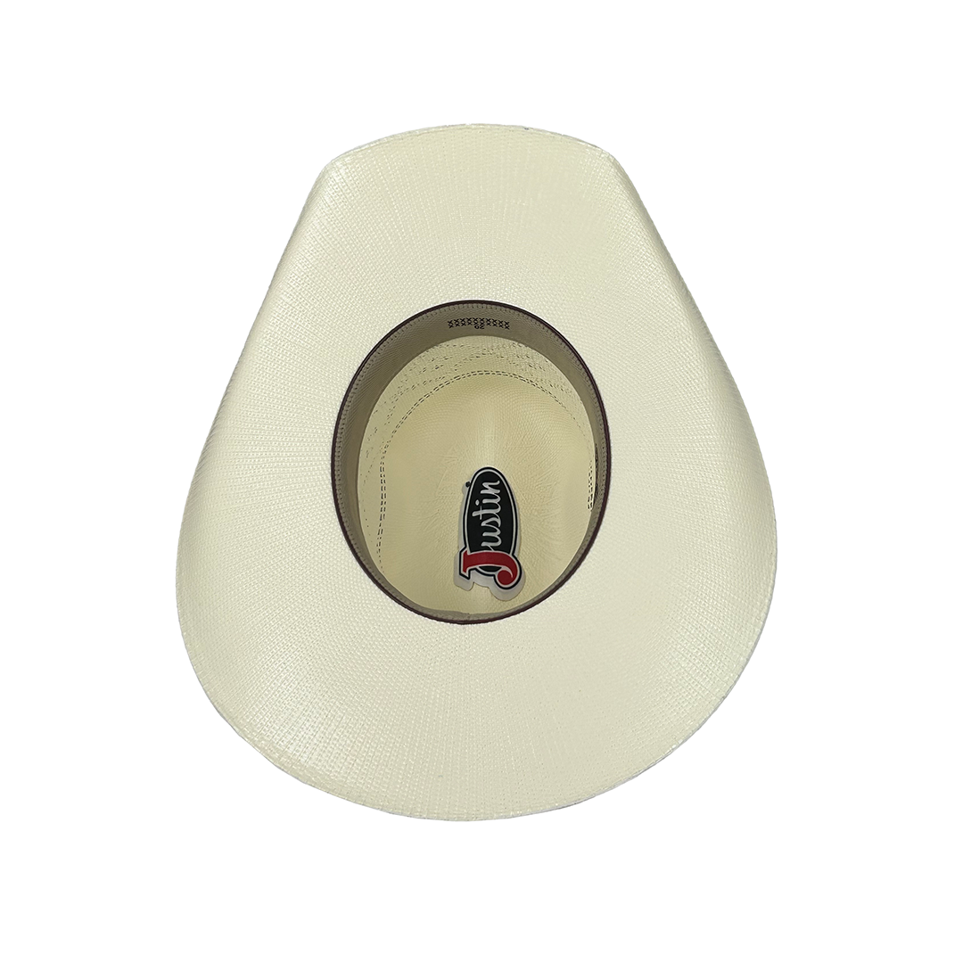 Chapeau de cowboy en paille unisexe Justin Carter 20X