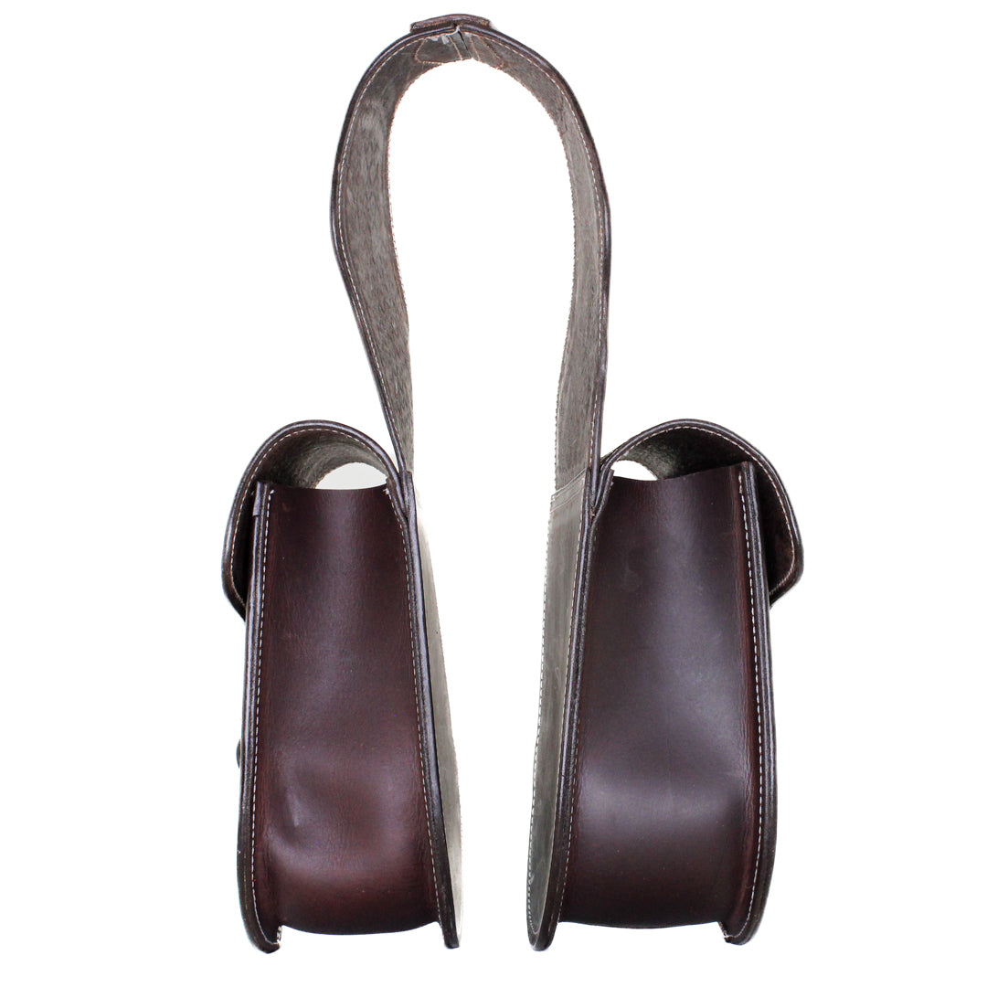 Sacoches de moto True North Trading en cuir repoussé