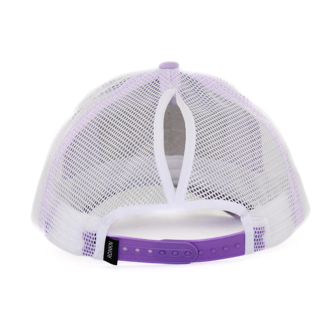 Casquette Rdnkn pour femmes Canada RDNKN à fermeture snapback et queue de cheval haute