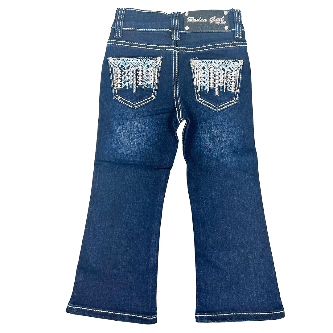 Rodeo Toddler Girl Girls' Aztec Embroidery Bootcut Jeans