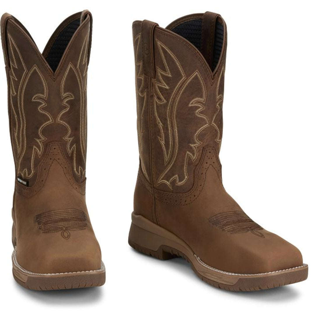 Justin Men's Nitread 11" Waterproof Cowboy Boots