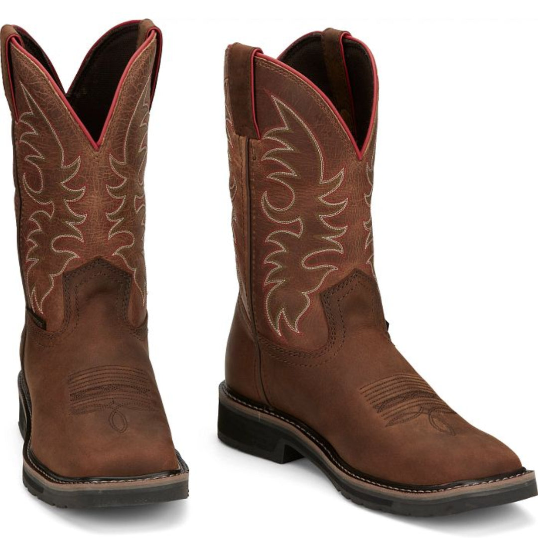 Bottes de travail Justin Driller II pour hommes