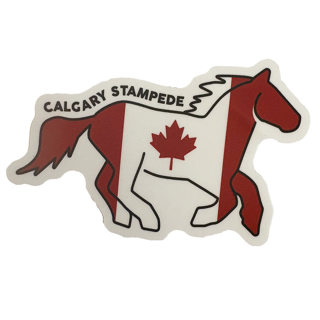 Calgary Stampede Horse Sticker