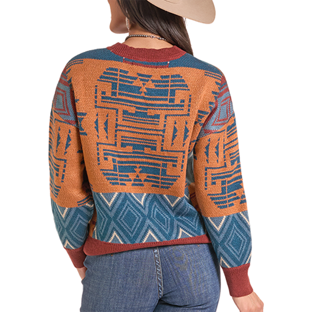 Gilet Panhandle Slim Aztec ceinturé pour femme