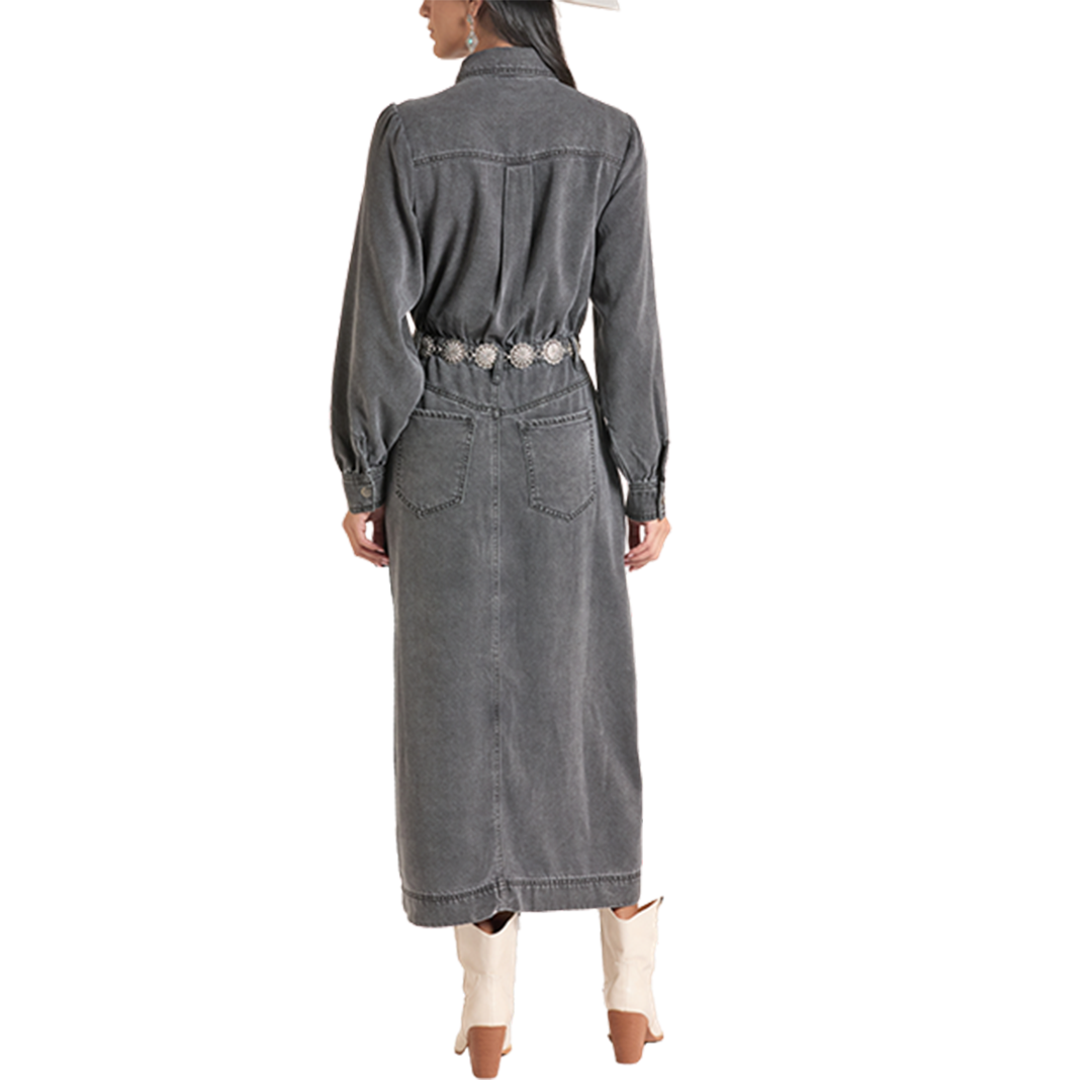 Robe longue en jean pour femme Panhandle
