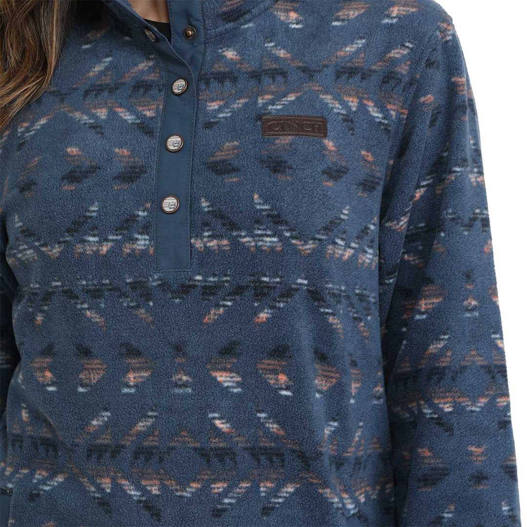 Cinch Pull-over en molleton polaire pour femme