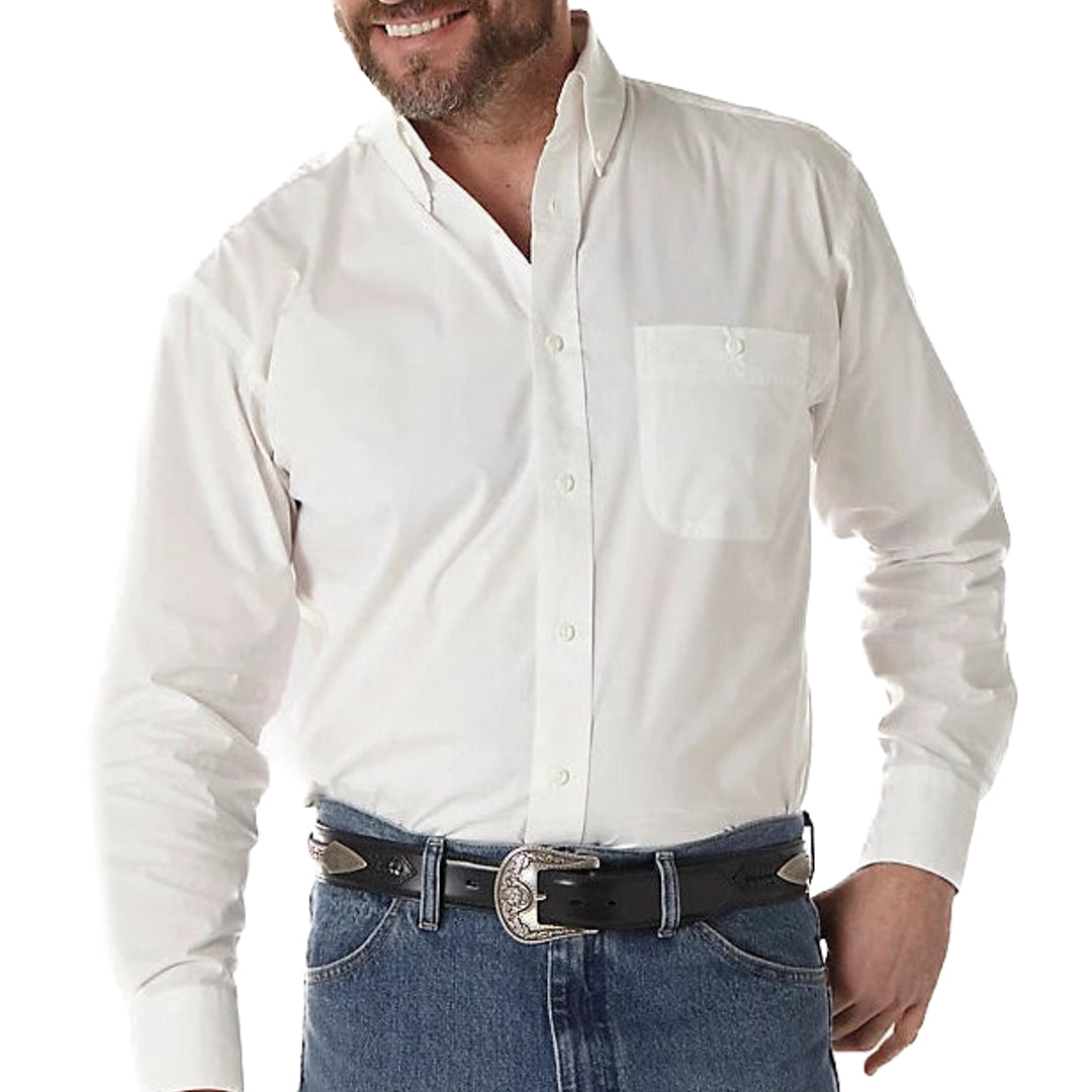 Wrangler Men's George Strait Long Sleeve Button-Down Shirt