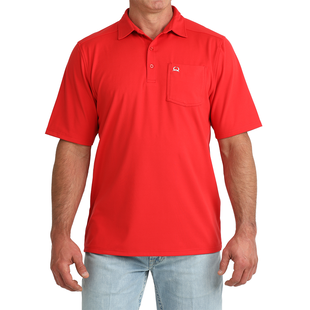 Cinch Men's Arena Flex Solid Polo