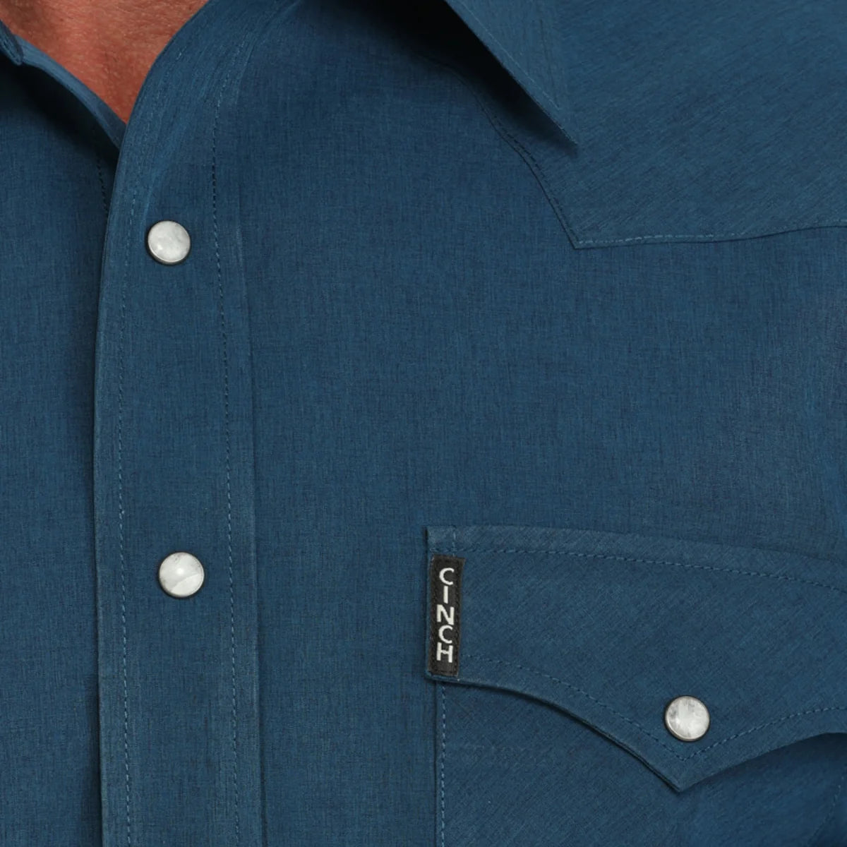 Cinch Men's Solid A-Flex Long Sleeve Snap Shirt