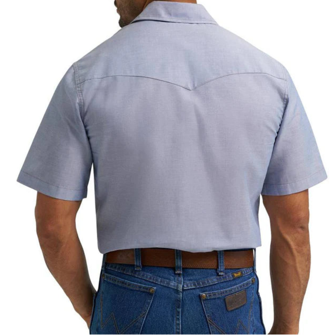 Chemise à boutons-pression manches courtes western Wrangler pour homme