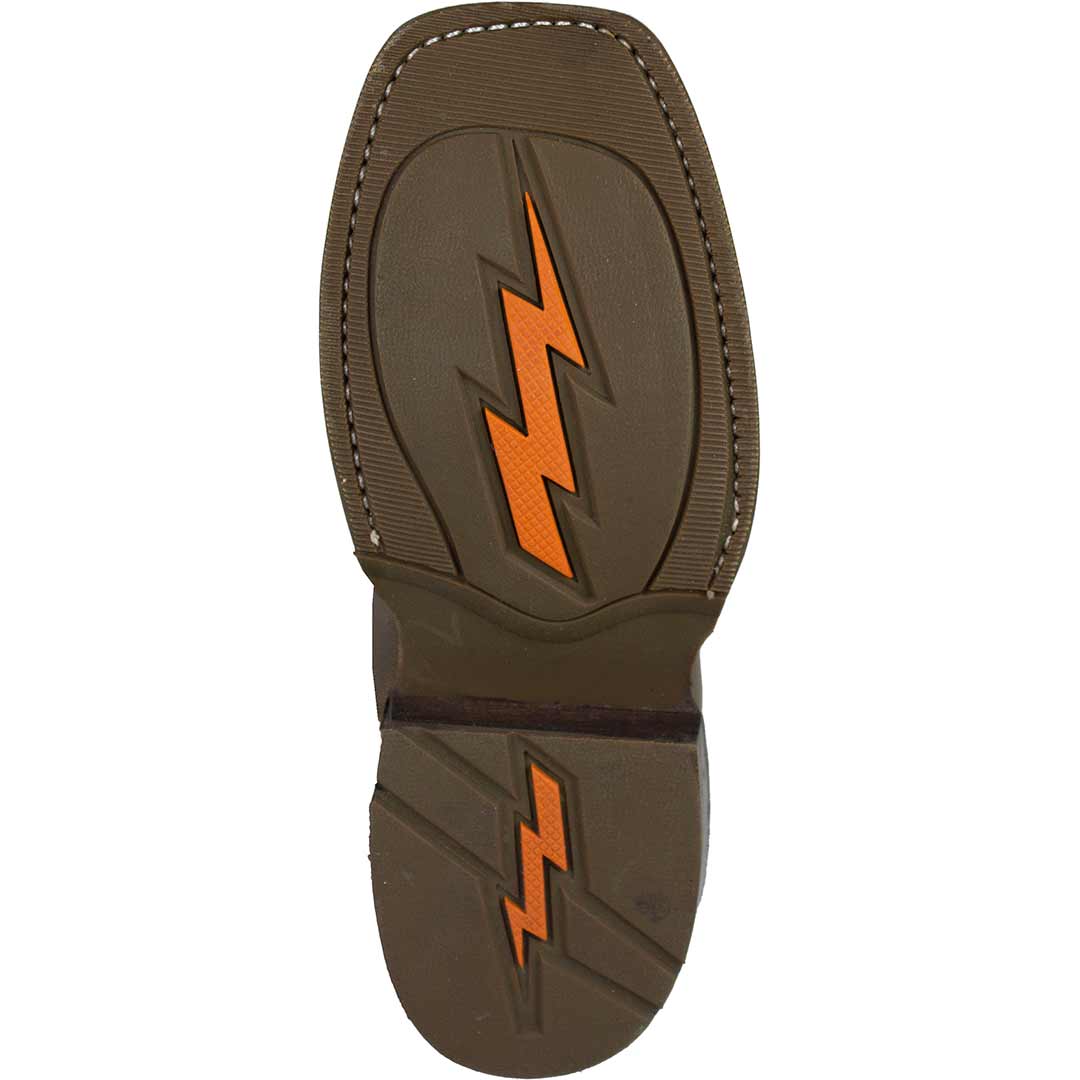 Bottes de cowboy à bout carré Old West pour jeunes