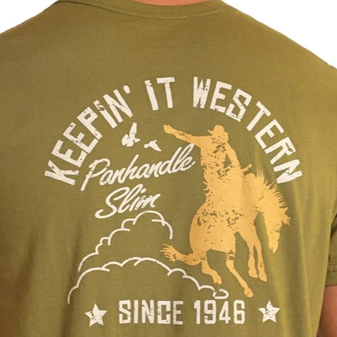 T-shirt unisexe Panhandle Slim à motif Keepin' It Western
