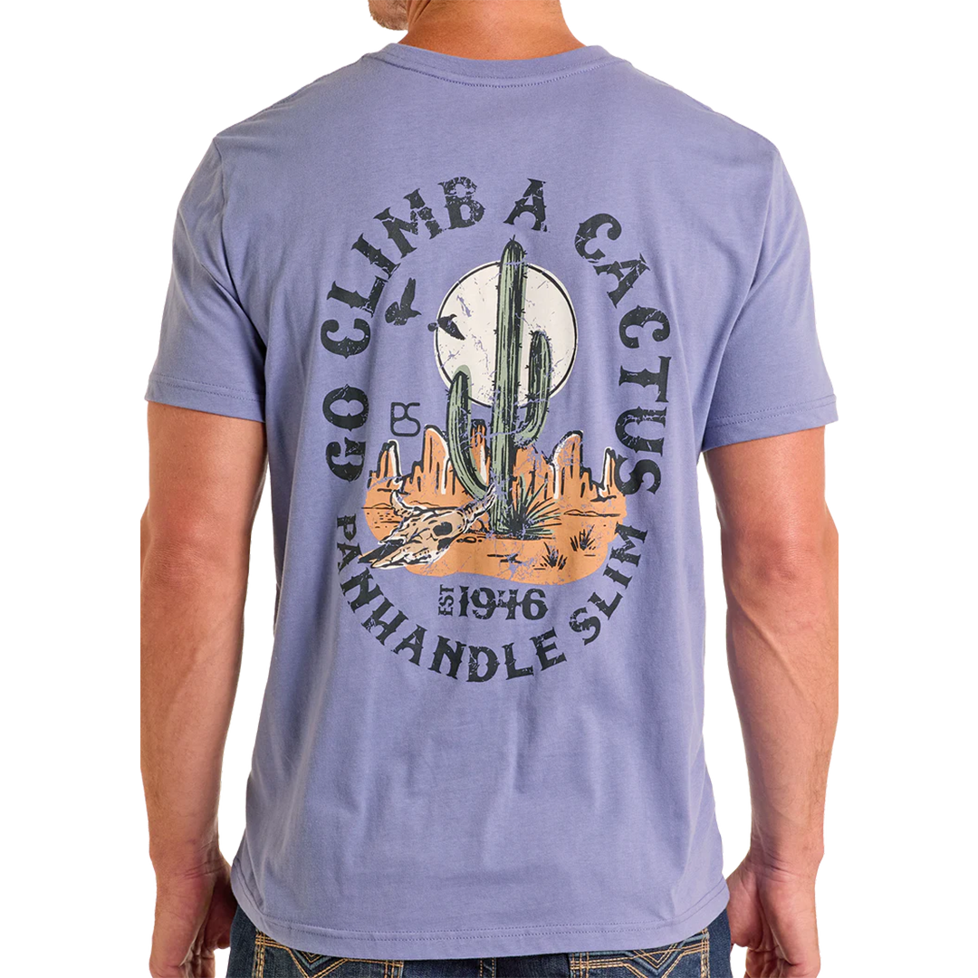 Panhandle Slim Unisex Go Climb A Cactus Graphic T-Shirt