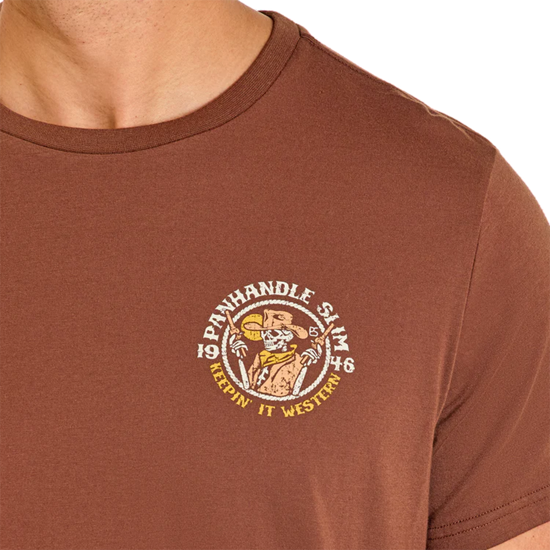 Panhandle Slim Unisex Keepin' It Western Skeleton Graphic T-Shirt