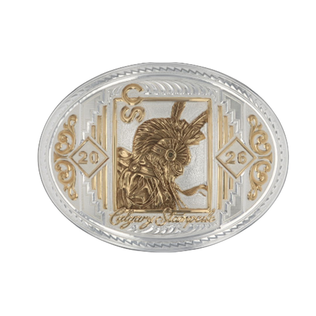 Calgary Stampede 2026 Logo Numbered Poster Buckle