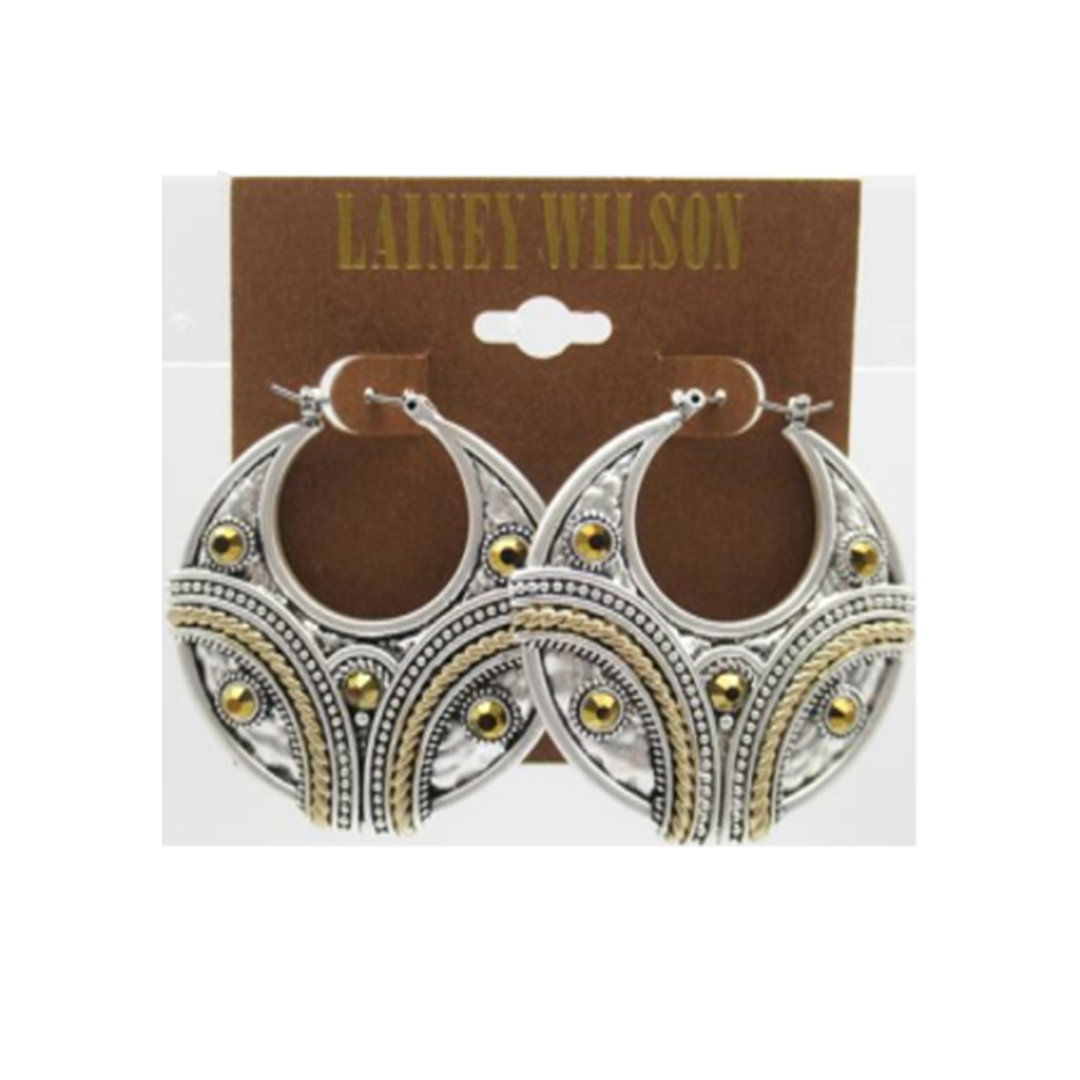 Boucles d'oreilles pavées Lainey Wilson