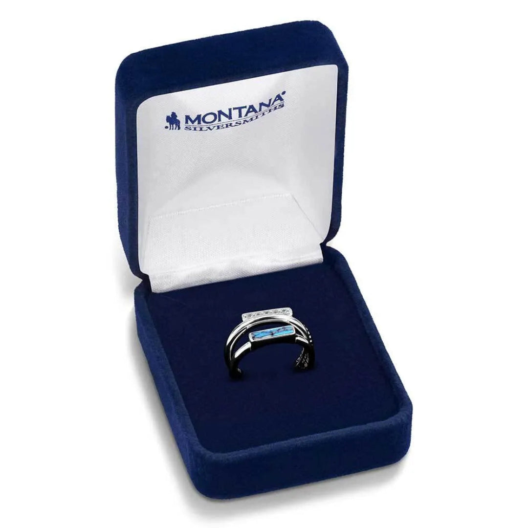 Montana Silversmiths Triple Threat Stacked Ring Set