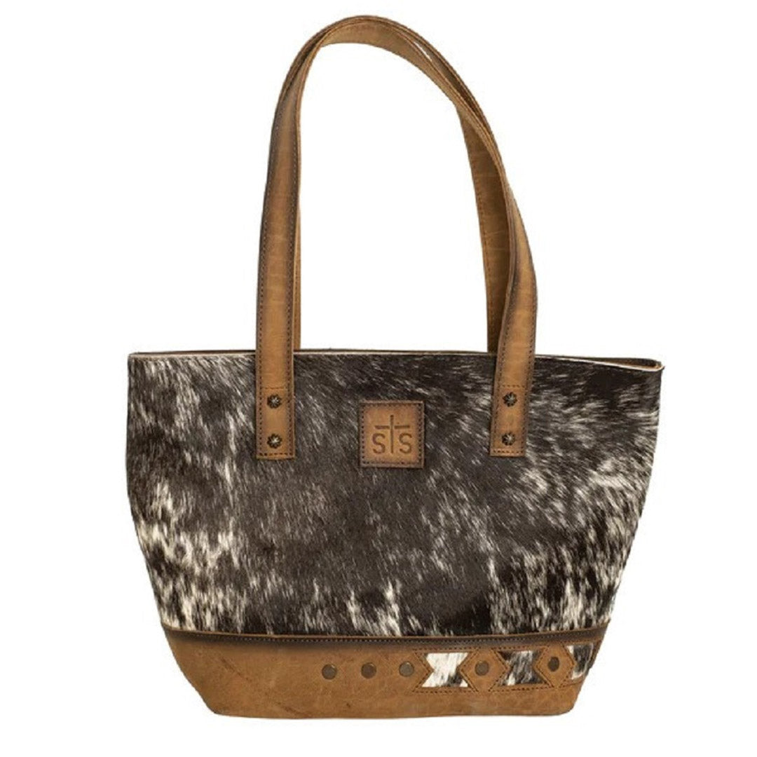 STS Ranchwear Women's Roswell Cowhide Small Tote Bag