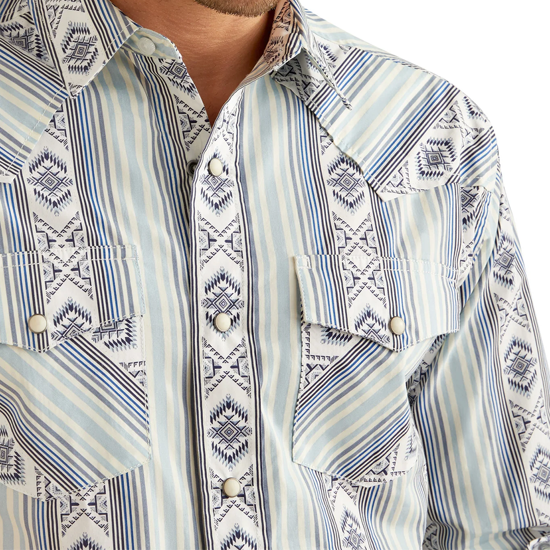 Chemise à boutons-pression Ariat Heller Retro Fit à manches longues pour homme