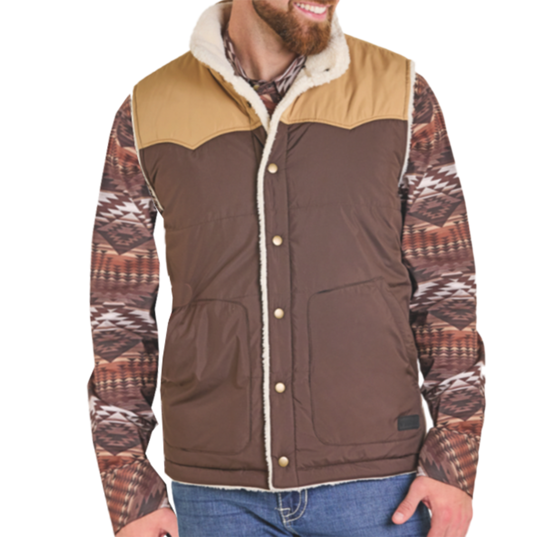 Gilet boutonnage Rock & Roll Denim Homme