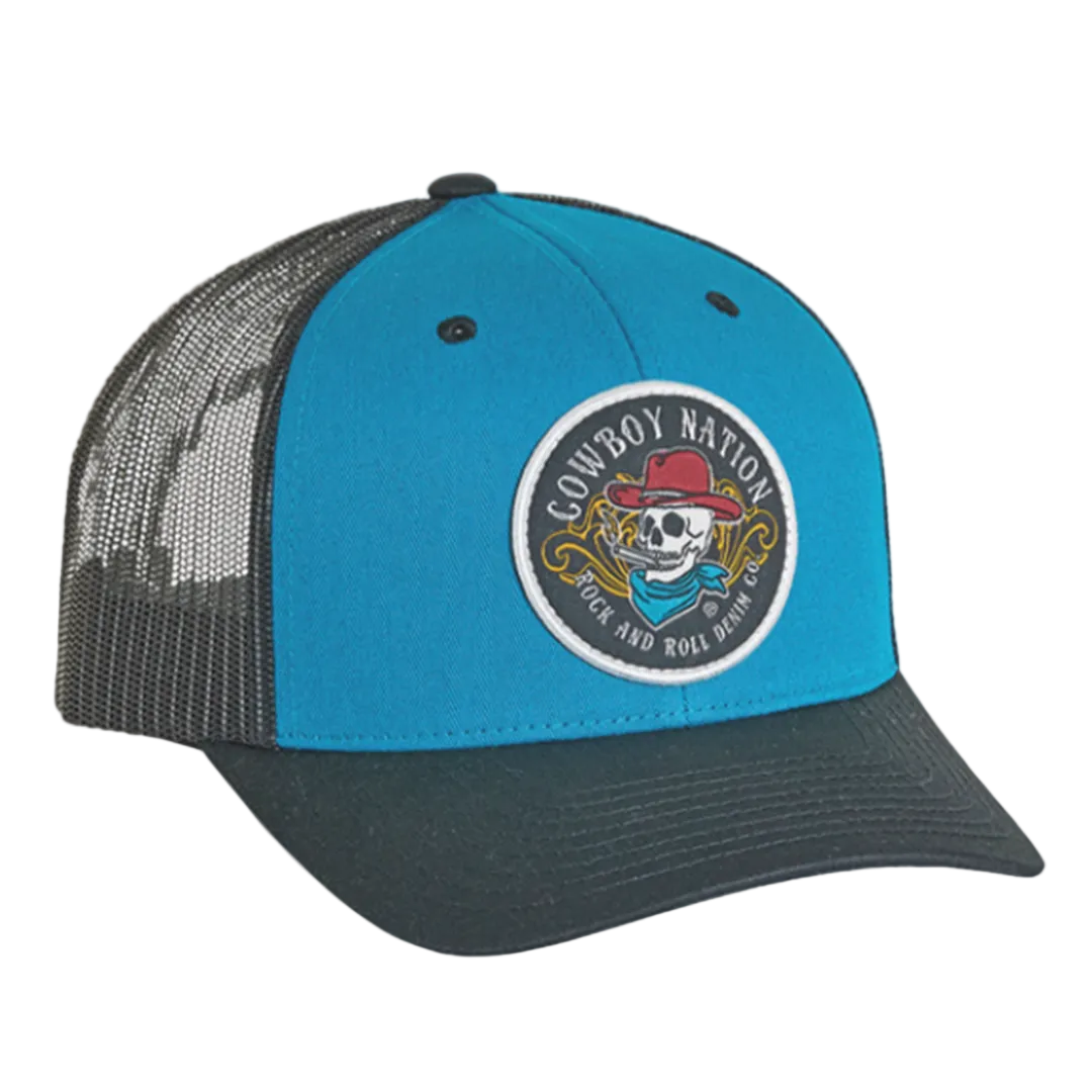 Rock & Roll Denim Men's Cowboy Nation Cap